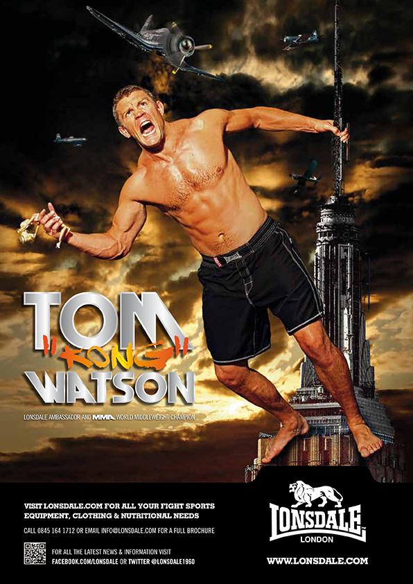 Tom Watson UFC Lonsdale Advertisement